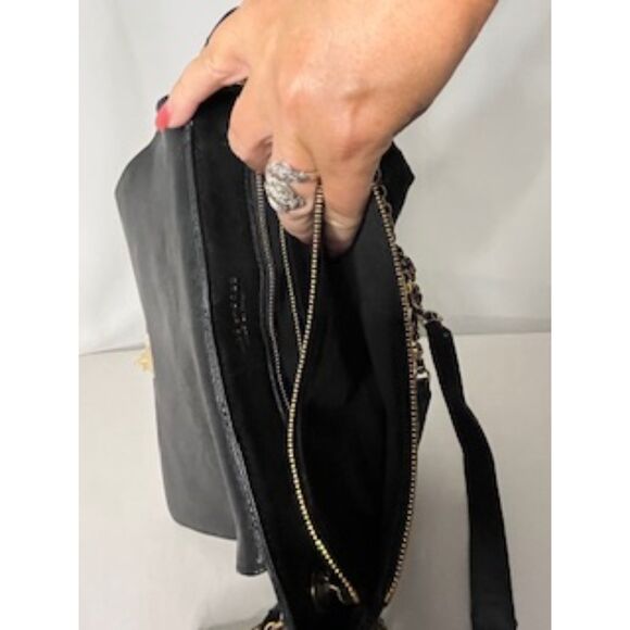 Black Italian Leather Marc Jacobs quilted leather vintage women's purse - Picture 4 of 8